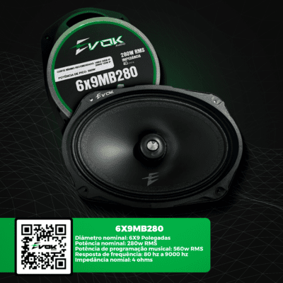 Evok Audio 6x9 MB280