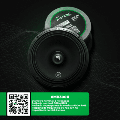 Evok Audio 8&Prime; MB300X