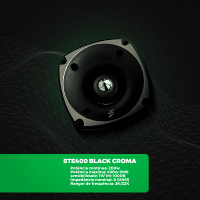 Evok Audio STE400 Black Cromado