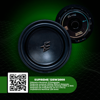 Evok Audio Supreme 12&Prime; SW2000