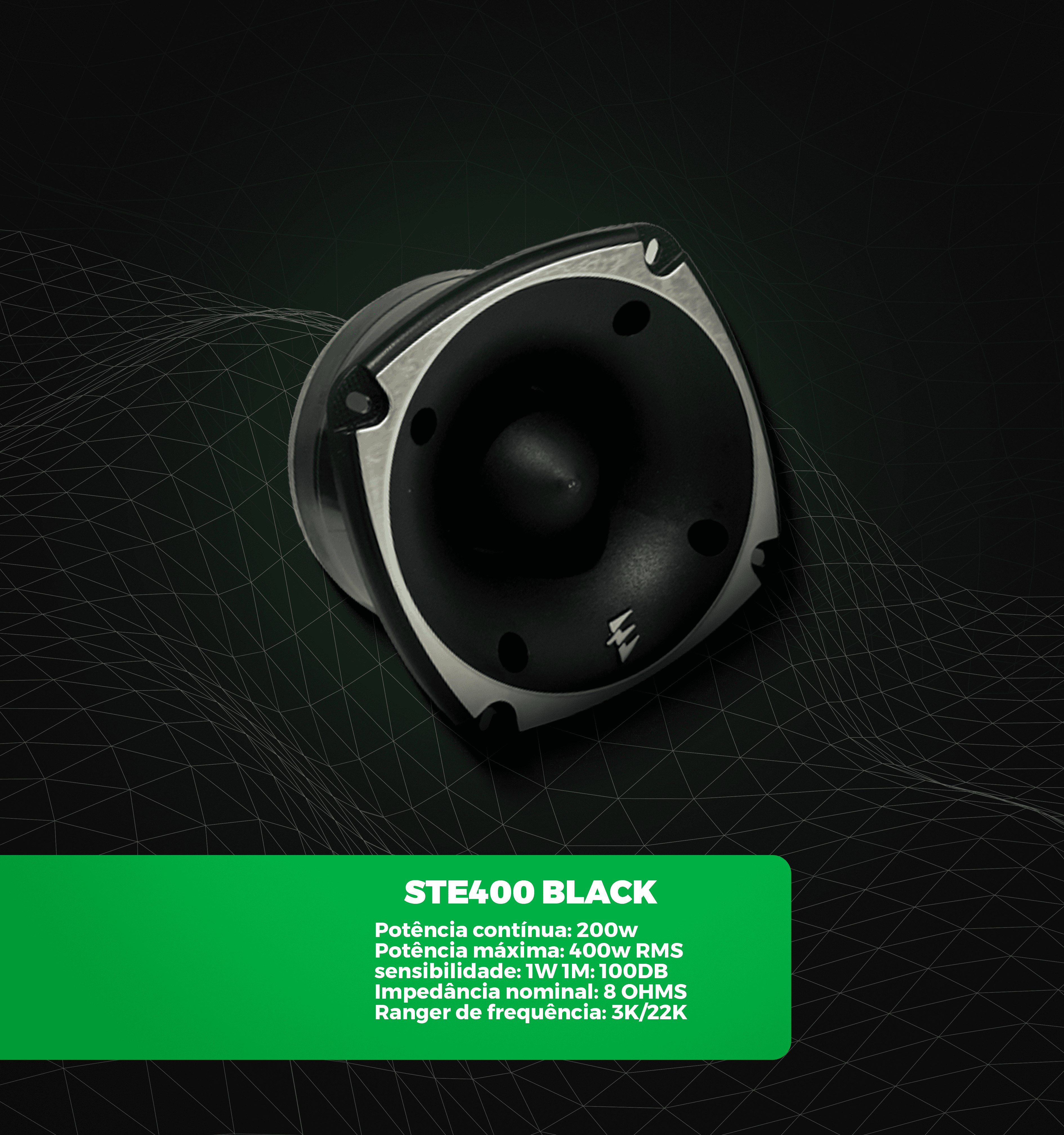 STE400 BLACK | Evok Audio